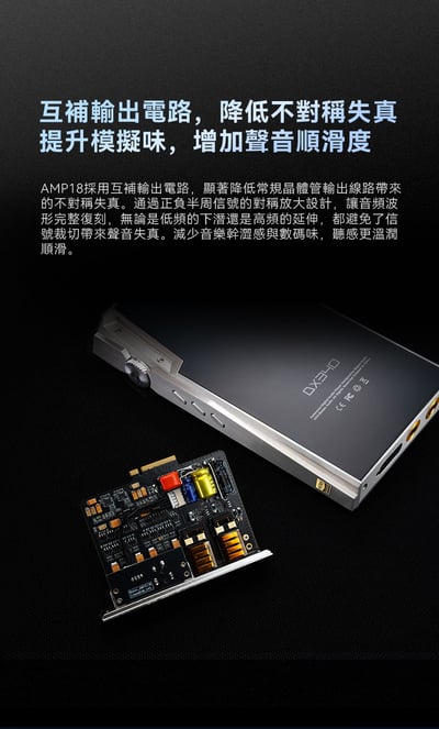 iBasso AMP18｜80 路晶體管雙 4.4mm 平衡耳放卡，重塑動態與真實感5