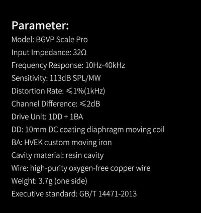 BGVP Scale Pro 鱗 圈鐵雙單元 耳道式耳機 MMCX (耳麥線版本)18