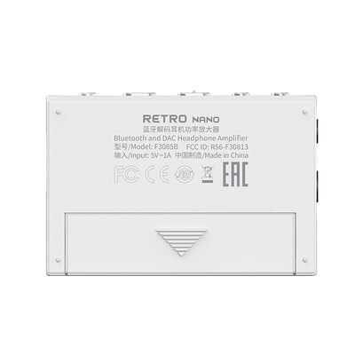 FiiO SNOWSKY 雪漫天 Retro Nano 藍牙解碼耳機功率放大器｜復古風格與現代科技的完美結合｜可當小尾巴使用5