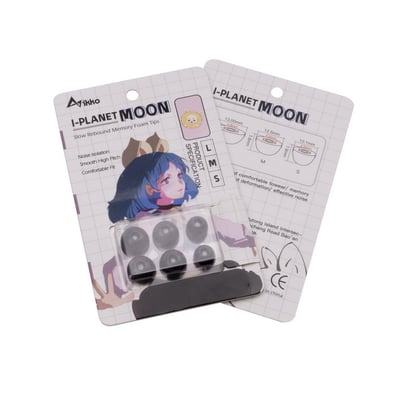 iKKO I-Planet MOON 碗狀海綿套，入耳不會太深，聲音乾淨清澈、細膩通透3