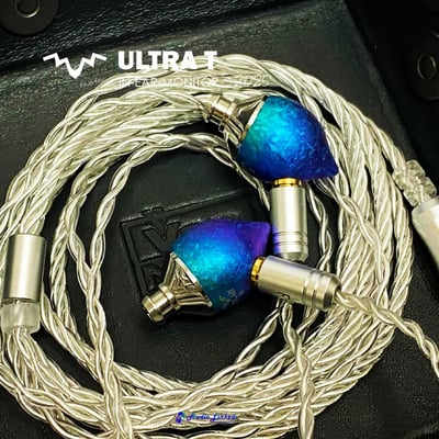 Feverfew 小白菊 ULTRA T 鈦蛋超人｜2025新色深藍綠｜鈦合金職人手作入耳式耳機7