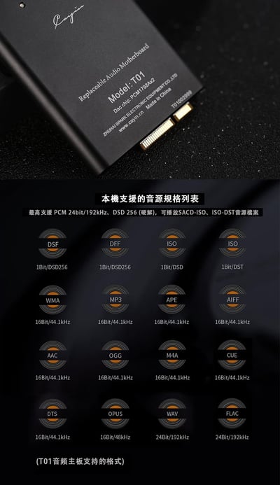 Cayin T01音頻主板 適用N6II 3.5mm立體輸出 / 4.4mm平衡輸出8