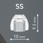 台灣 SPINFIT NEO 矽膠耳塞 一對二入 含細管轉接環14