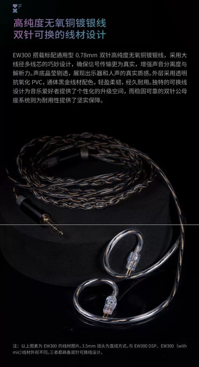 興戈 SIMGOT EW300 DSP版 三合一混合架構Type-C 入耳式耳機 ｜手機直連也能聽見完整細節20