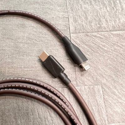 Power Praise 大力揚 DL065 Venus(維納斯) 6N無氧銅鍍銀混編線蕊 TYPE C OTG - Lightning USB線3