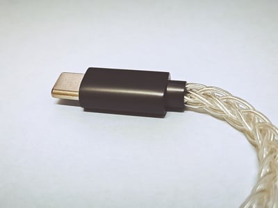 KUANG PAI狂派 TYPE C / Lightning 單晶純銀 400芯 OTG USB DAC 小尾巴升級線4