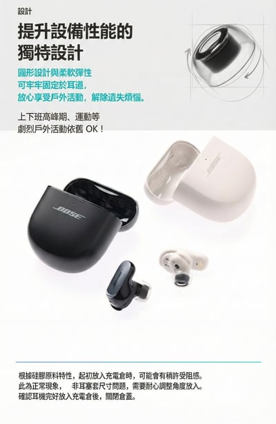 AZLA SednaEarfit Crystal for BOSE Earbuds專用 液體矽膠耳塞 一盒二對8