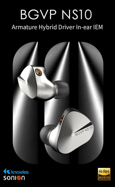 BGVP NS10 十單體(2動圈+8動鐵) 耳道式耳機 可換線 入耳監聽2