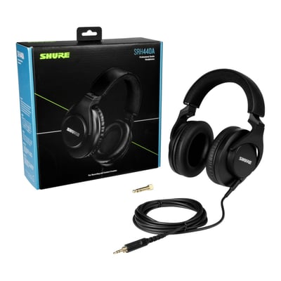 美國 SHURE SRH440A 新版 耳罩式 監聽耳機 (台灣公司貨)6