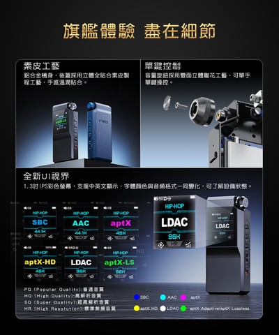 FIIO BTR17 隨身Hi-Fi藍牙音樂接收器 可當小尾巴使用 LDAC14