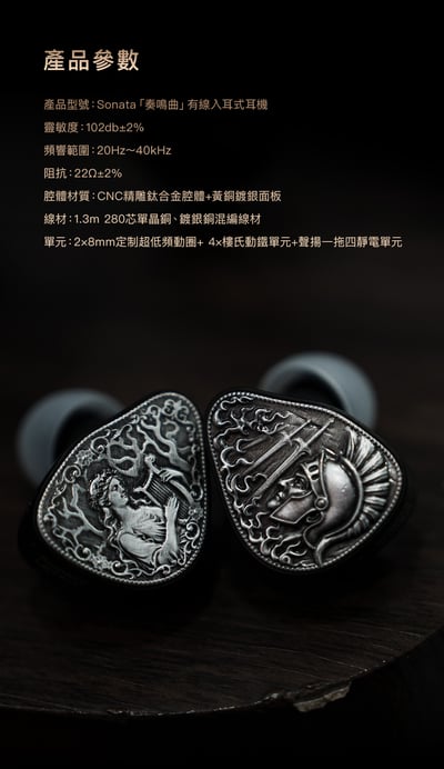 LETSHUOER 鑠耳 SONATA 奏鳴曲 十單元圈鐵靜混合旗艦 入耳式耳機｜弦甲奏鳴，萬曲歸序14