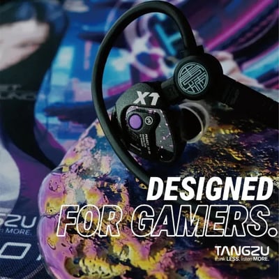 唐族 TangZu 薛濤 XUE TAO 玻璃動圈電競 入耳式耳機 可拆式麥克風設計5