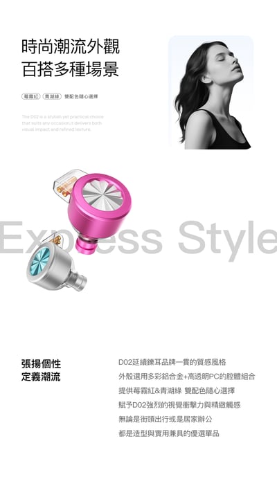 LETSHUOER 鑠耳 D02 TYPE C / 3.5MM 入耳式耳機｜震撼遊戲臨場感 × 高解析音質5