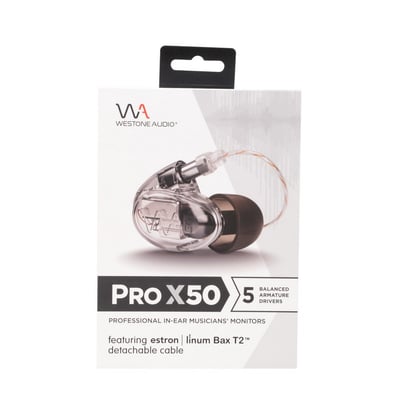 美國Westone Pro X 50 五動鐵可換線式耳道式監聽耳機2