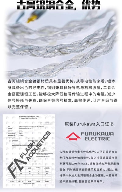 Flash Acoustics 冰雹 Hailstorm 耳機升級線｜重新定義監聽標準 × 空氣支架結構 × 雙國頂級導體8