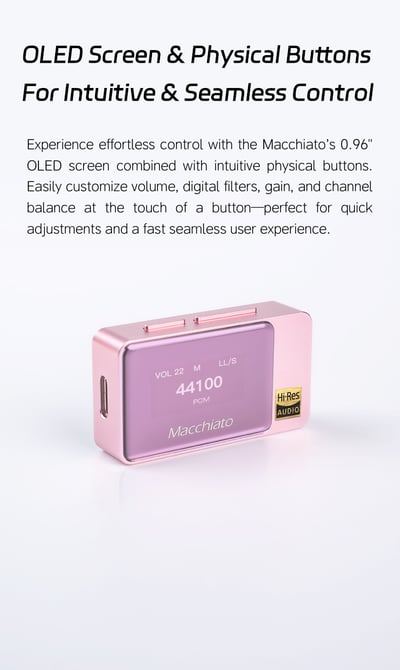 iBasso Jr. 瑪奇朵 Macchiato 隨身HiFi USB DAC 小尾巴｜雙CS43131旗艦DAC × 麥克風支援 × 8段PEQ調音神器7