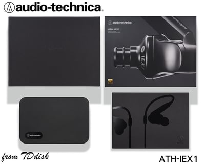 Audio-technica 日本鐵三角 ATH-IEX1 可換線 耳道式耳機 (台灣鐵三角公司貨) 附4.4MM平衡導線5