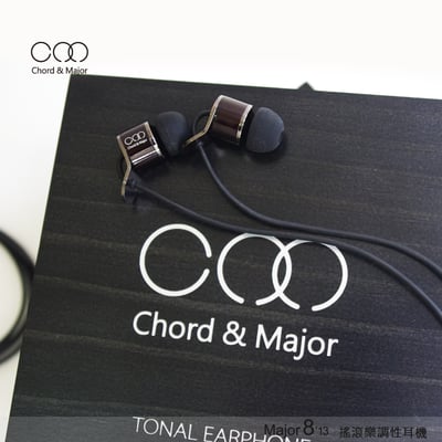 台灣 Chord & Major Major8’13 搖滾樂調性耳道式耳機 高頻穿透取向1