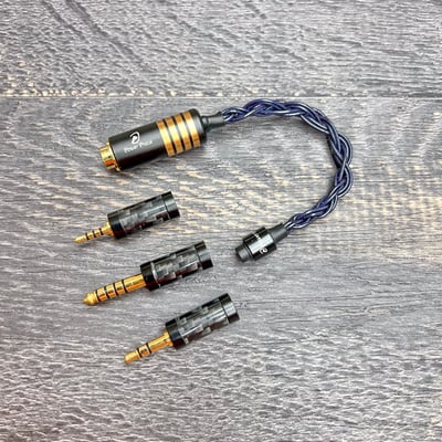 大力揚 Power Praise 星弦 轉接線 Hoshi no Gen ADP 8芯 單結晶純銀線 / 李茲結構1