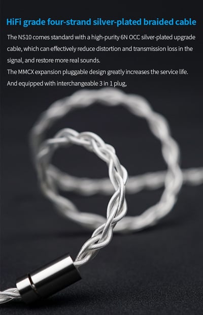 BGVP NS10 十單體(2動圈+8動鐵) 耳道式耳機 可換線 入耳監聽9