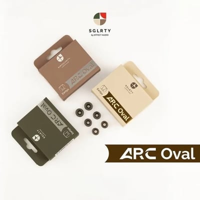 SGLRTY ARC Oval 號角矽膠耳塞｜ArcCurve™ 橢圓貼合・雙硬度超軟矽膠・一對二入1