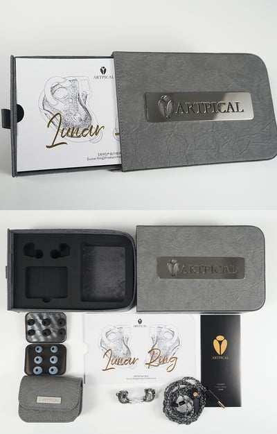 ARTPICAL Lunar Ring 月暈 入耳式耳機 月面意象混合單元設計8