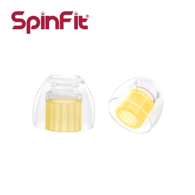 SpinFit W1矽膠耳塞 一對二入 , 雙層WAVE管芯14
