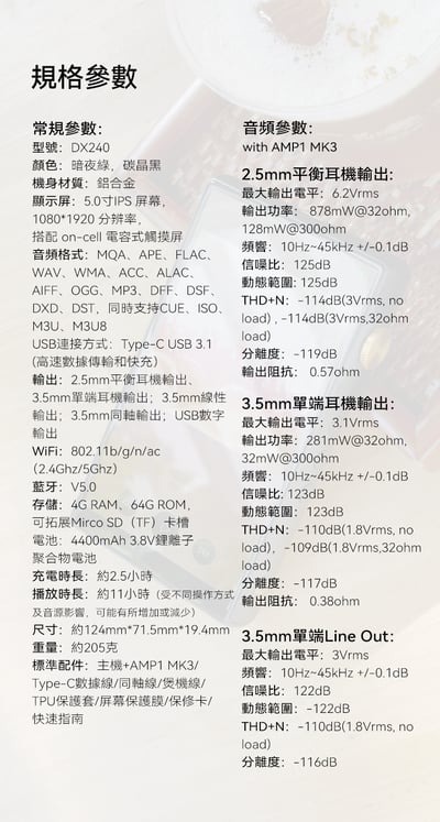 志達電子 iBasso 新旗艦數位音樂播放器 DX24012