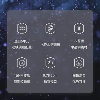 弱水時砂 Rose technics QTX 圈鐵混合 6動鐵+1動圈 HIFI 耳道式耳機2