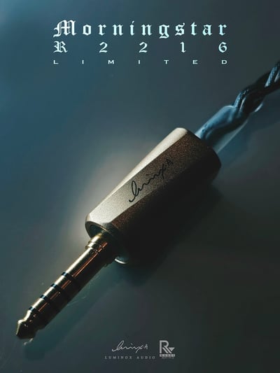 Luminox Audio x Rossi&Wing 限量聯名款【 Morningstar R2216 Limited 】 耳機升級線 4.4mm CM2