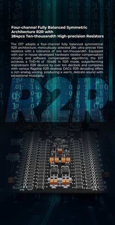 iBasso D17 Atheris｜R2R+1bit雙架構・雙Nutube真空管旗艦解碼耳擴 下單後7~10個工作天出貨3