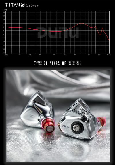 DUNU TITAN S 銀色版 / 砂岩黑 耳道式耳機 可換線設計 0.78 2PIN CM插針6