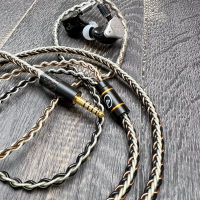 大力揚 Power Praise 維薩 VERZA 耳道式 耳罩 耳機升級線 6N鍍銀線+單晶銅混編7