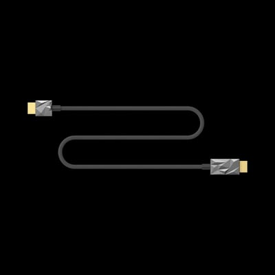 iFi SilentPower Pulsar HDMI 主動降噪HDMI線 2米長 ANC降噪電路｜讓影音訊號更乾淨，畫面與聲音更穩定3