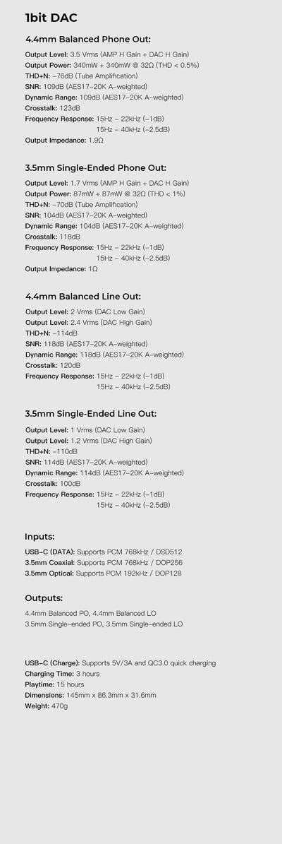 iBasso D17 Atheris｜R2R+1bit雙架構・雙Nutube真空管旗艦解碼耳擴 下單後7~10個工作天出貨14