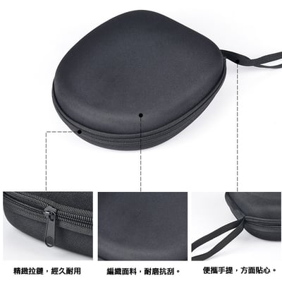 NEW HP-Case 耳罩式耳機收納盒 硬殼保護盒 折疊耳機便攜包 適用 ATH-S200BT S100 ESW9503