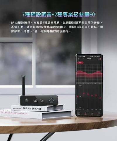 FiiO BR13 Hi-Fi藍牙解碼接收器 支援LDAC AptX Adaptive 一對二6