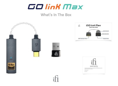 英國 iFi Audio GO Link Max Type C 隨身USB DAC 耳擴 小尾巴 3.5mm/4.4mm6