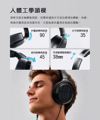 FIIO × Jade Audio JT9 開放式平板振膜耳罩耳機｜1μm 超薄振膜・雙鍍層技術・3.5mm＋4.4mm 雙線材11