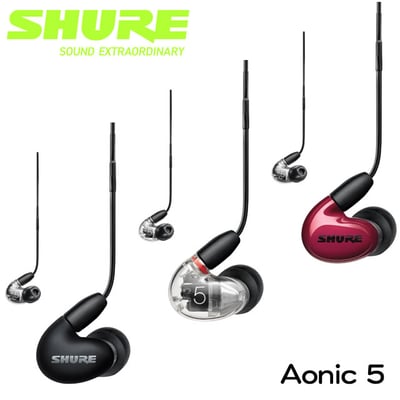SE53BA 美國SHURE Aonic 5 可換線式耳道式耳機 線控耳麥功能 Android/iOS皆可通用1