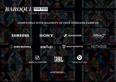 ELETECH Baroque 巴洛克 TWS Airpods pro 耳機矽膠套18