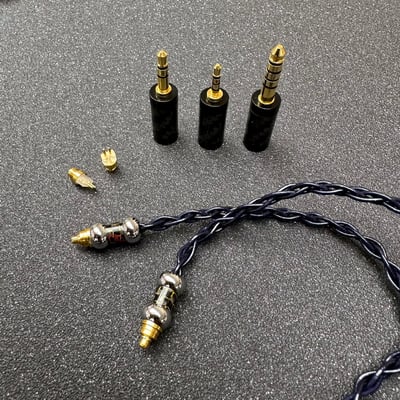 大力揚 Power Praise 星弦 8芯 (Hoshi no Gen) 耳機升級線 單晶純銀/李茲11