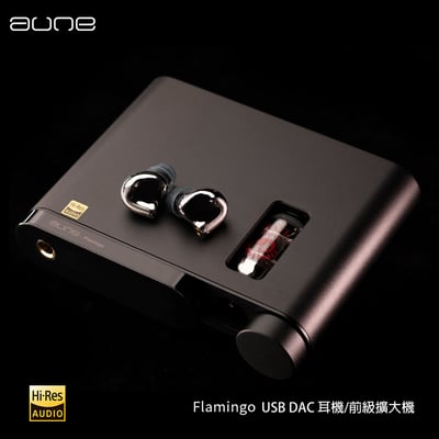 志達電子 AUNE Flamingo 一般版/藍牙版 火烈鳥 真空管 USB DAC 耳機擴大機/前級擴大機1
