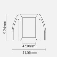 EPZ M100 高透明液態矽膠耳塞 低共振潔淨聲場 一盒三對六入9