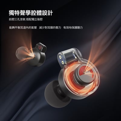 鑠耳 Letshuoer D13 單動圈 耳道式耳機 2-pin 0.78mm 可更換出音嘴調音6