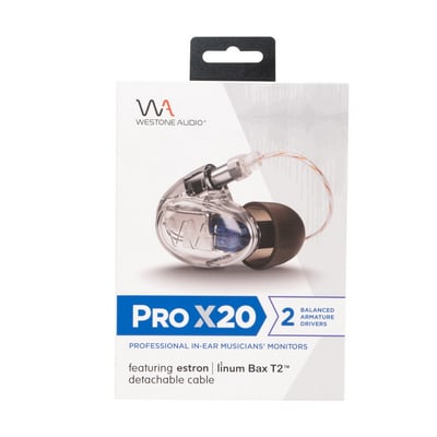 美國Westone Pro X 20 雙動鐵可換線式耳道式監聽耳機2