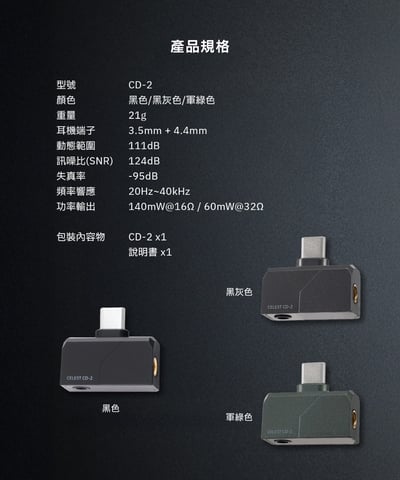Celest CD-2 USB DAC 小尾巴 3.5/4.4｜隨插即聽．釋放耳機潛力的高性能迷你解碼器11