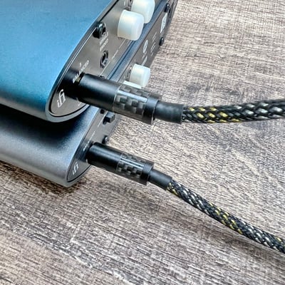 大力揚 Power Praise CAB201 屏蔽磁環 4.4mm to 4.4mm cable 訊號升級線 接地3