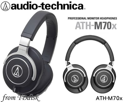 Audio-technica ATH-M70x 日本鐵三角 專業型監聽耳機 台灣鐵三角公司貨2