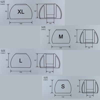 日本 acoustune AEX50 AEX07 AEX70 矽膠耳塞盒裝(贈耳塞收納盒)2